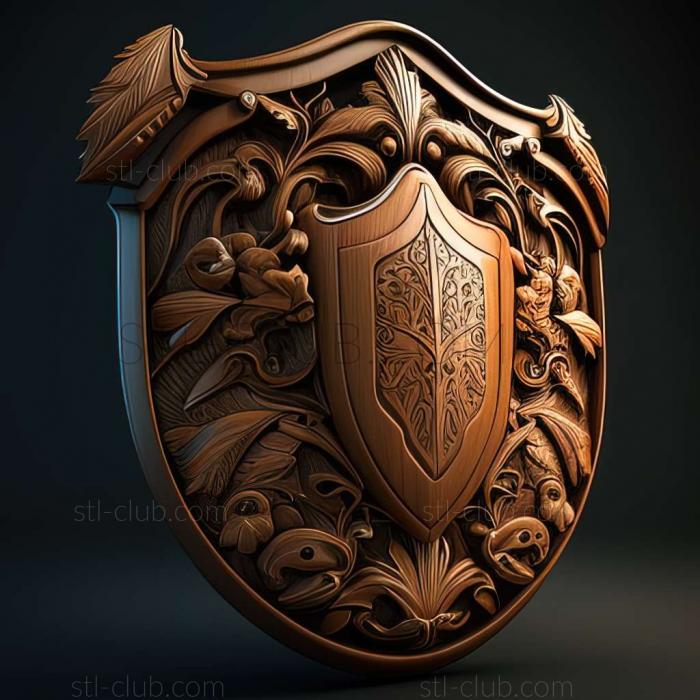 3D model shield (STL)